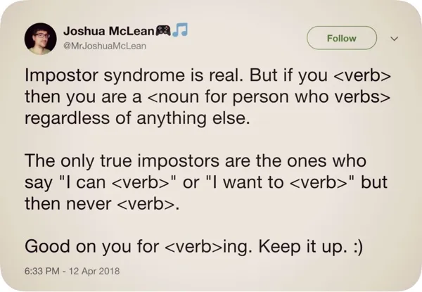 developer tweet