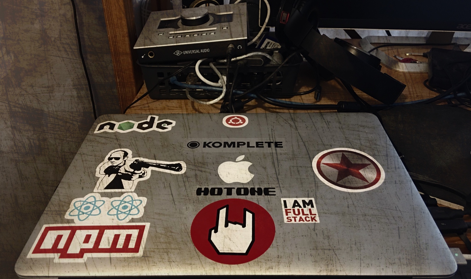 web developer's macbook